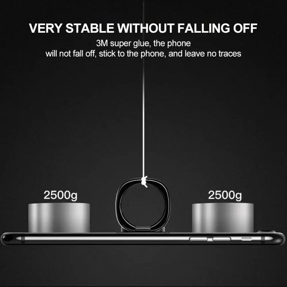 Metal Phone Holder Rotatable Finger Ring Stand Grip Universal Ultra thin Multifunction Desktop Support For Car Magnetic Holder