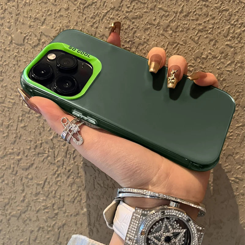 Luxury Matte Silver Electroplated Phone Case For iPhone 11 12 13 14 15 16 Pro Max Plus X Xs Max XR Shockproof Bumper Cases Cover