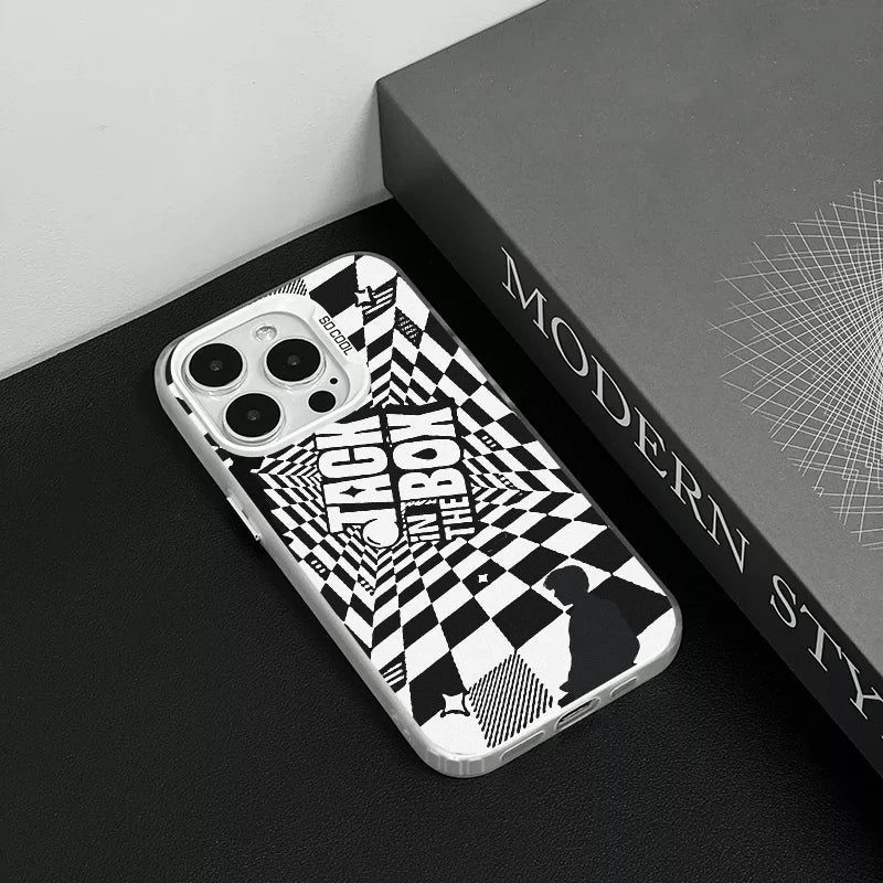 1PC Singer J-Hope -Arson Phone Case Phone Case IMD color silver shell For iPhone 16 15 14 13 12 11 Pro Max Plus