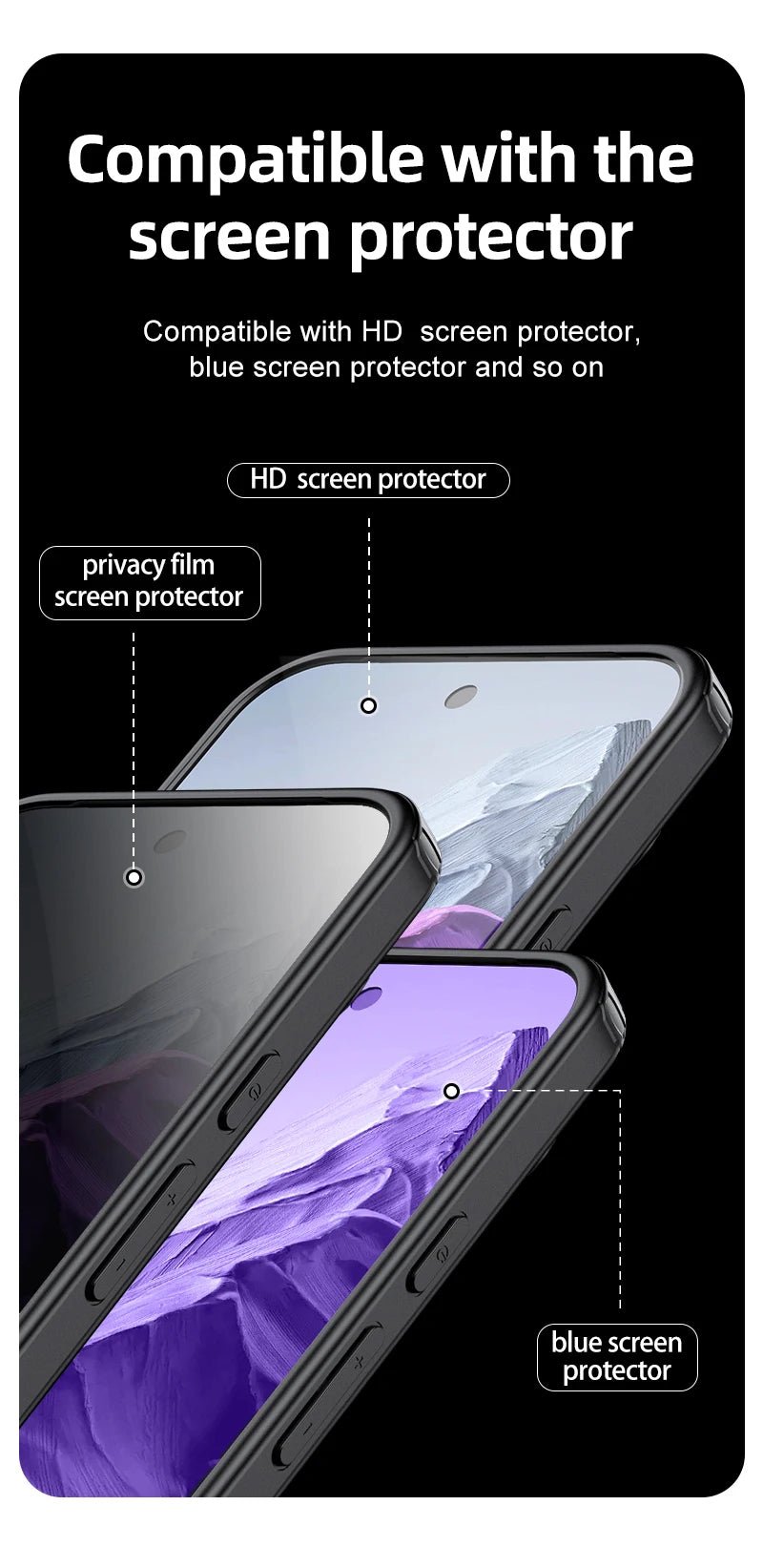 For Google Pixel 9 Pro XL 8 7 Pro 8a 7a Magsafe Case Matte White & Clear Wireless Charging Shockproof Magnetic Armor Cover
