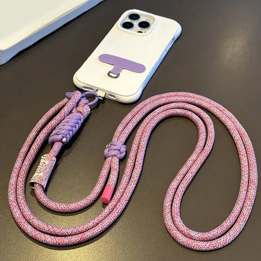 Mobile Phone Lanyard Adjustable Long Crossbody Lanyard Neck Rope Band Shoulder Anti Loss Cell Phone Accessories