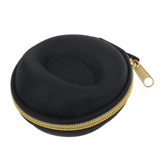 Travel Watch Case,Single Watch Box with Zipper for Storage, Cushioned Round Portable Watch Case for Wristwatches