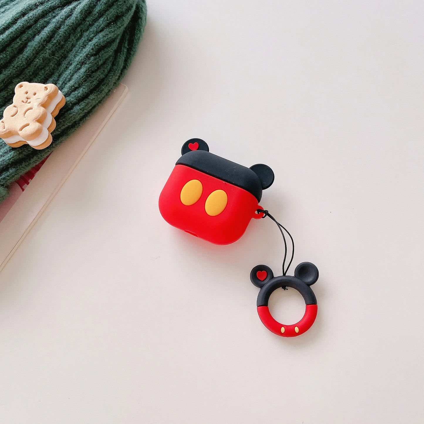 3D Cartoon Silicone Case for Airpods 1 2 3 Pro Wireless Earphone Protective Cover for Airpods Pro2 with Hook