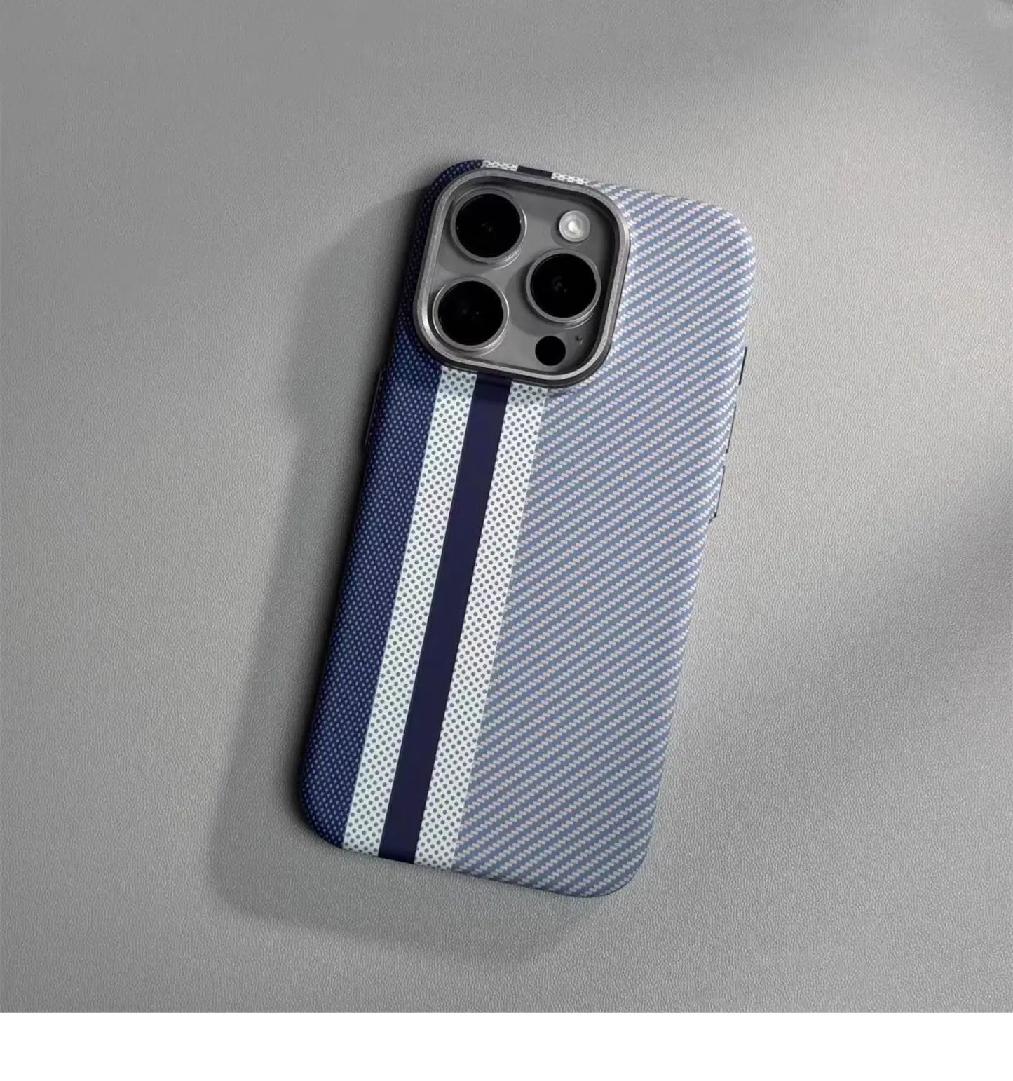 Abstract Carbon Fibre MagSafe Case for iPhone 16 15 Pro Max 14 Cover Wireless Charging Alloy Lens Camera Bumper Hard Armor Shell