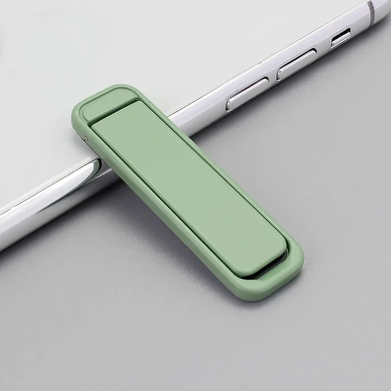 Mobile Phone Colourful Metal Holder Strip Shape Back Sticker Stand Simple Portable Cellphone Bracket for iPhone 16 15 14 Xiaomi
