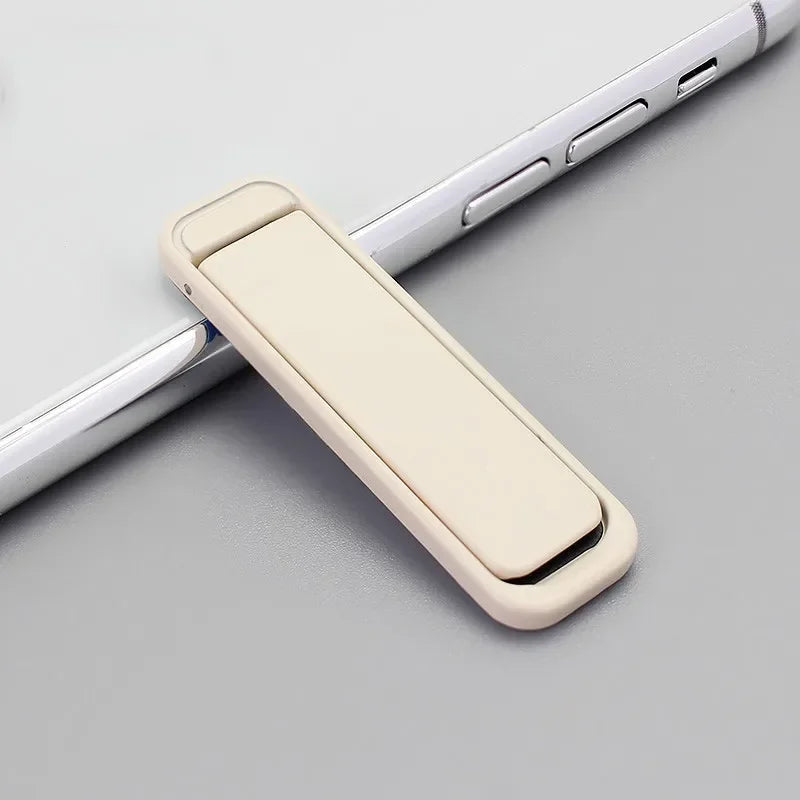 Mobile Phone Colourful Metal Holder Strip Shape Back Sticker Stand Simple Portable Cellphone Bracket for iPhone 16 15 14 Xiaomi