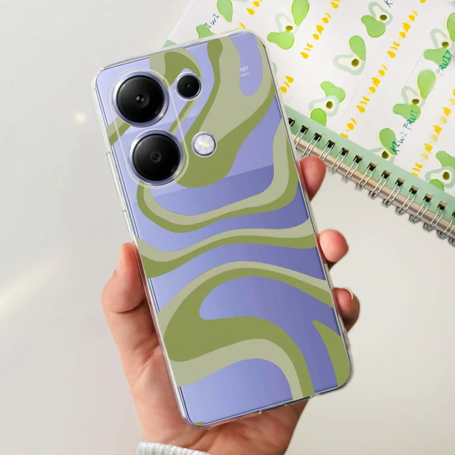 For Xiaomi Poco M6 Pro 2024 Case New Fashion Marble Cartoon Cover Soft Clear Silicone Funda For Xiaomi Poco M6 Pro 4G Phone Case - Caseverse
