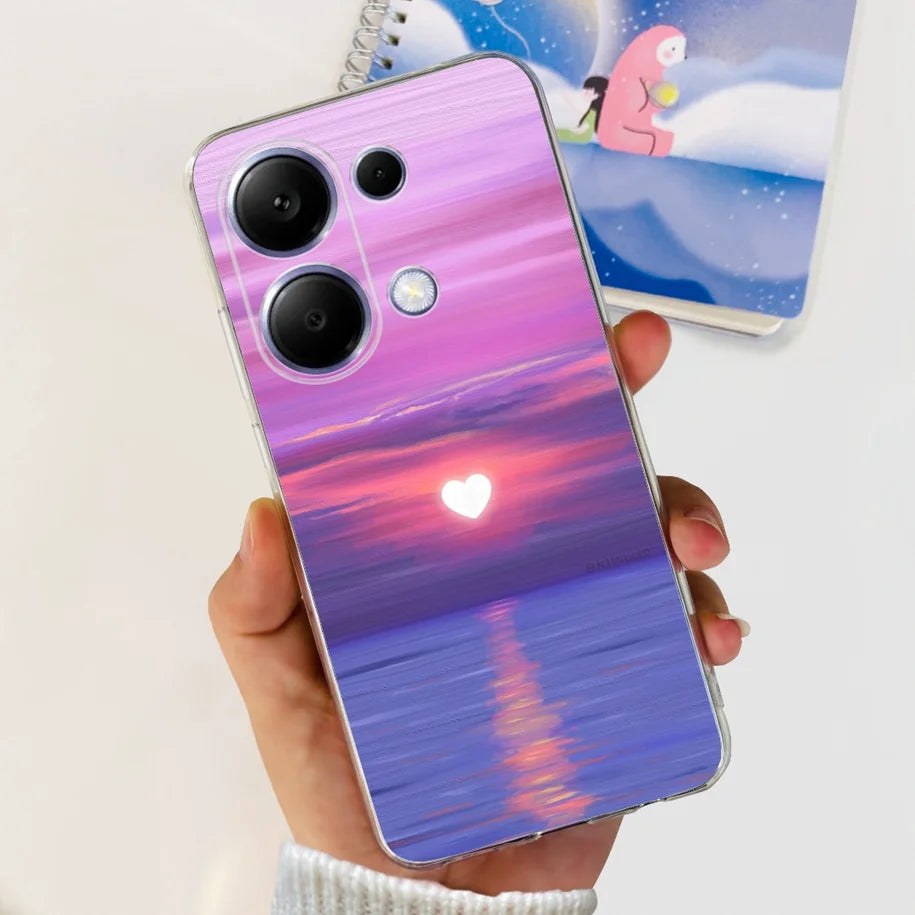 For Xiaomi Poco M6 Pro 2024 Case New Fashion Marble Cartoon Cover Soft Clear Silicone Funda For Xiaomi Poco M6 Pro 4G Phone Case - Caseverse