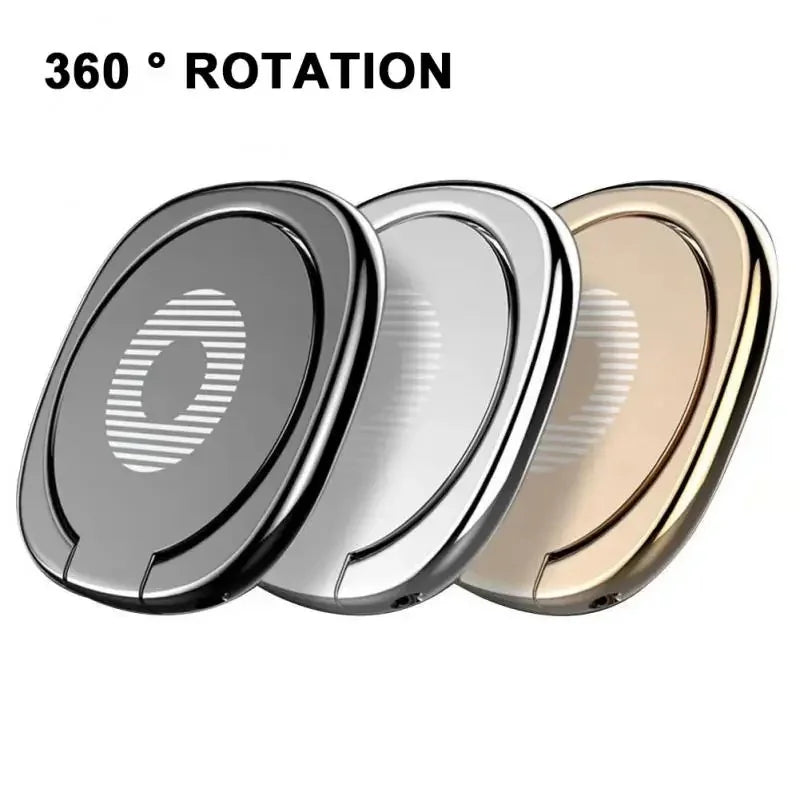 Metal Phone Holder Rotatable Finger Ring Stand Grip Universal Ultra thin Multifunction Desktop Support For Car Magnetic Holder
