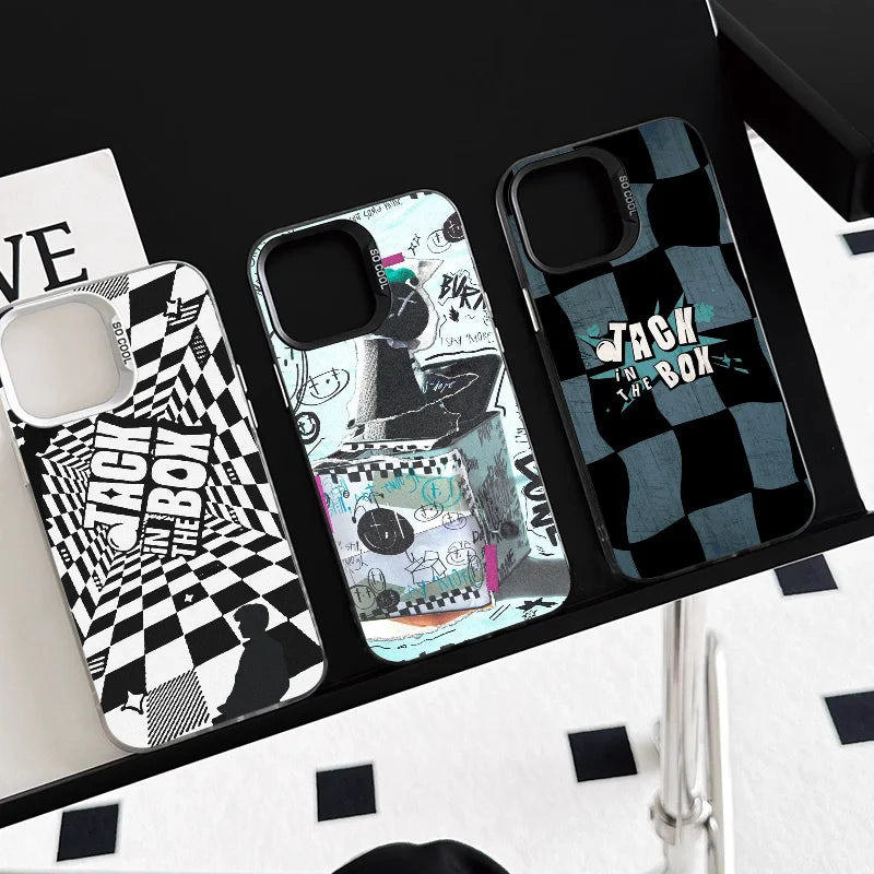 1PC Singer J-Hope -Arson Phone Case Phone Case IMD color silver shell For iPhone 16 15 14 13 12 11 Pro Max Plus