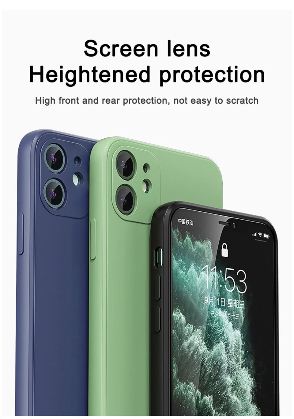 Luxury Liquid Silicone Shockproof Case for iPhone 14 15 Plus X XS XR Max Mini Back Soft Cover