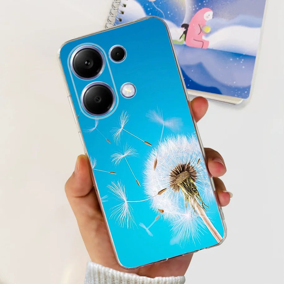 For Xiaomi Poco M6 Pro 2024 Case New Fashion Marble Cartoon Cover Soft Clear Silicone Funda For Xiaomi Poco M6 Pro 4G Phone Case - Caseverse
