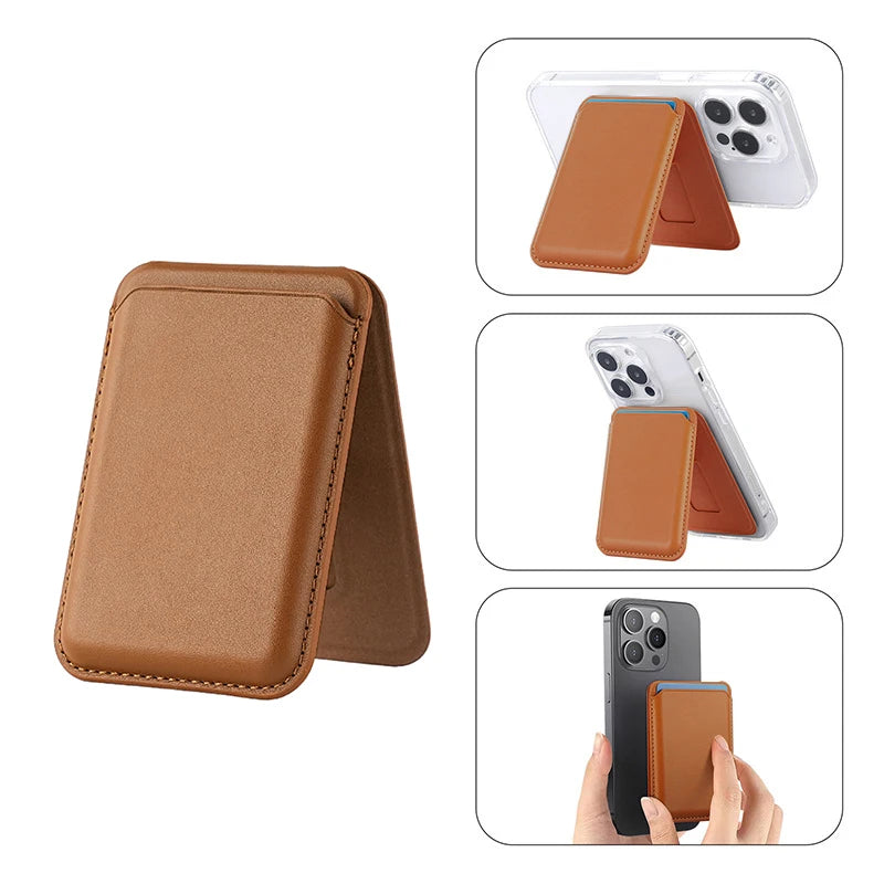 Luxury Business Vintage Leather Magnetic Phone Case for IPhone 16 Plus 15 14 13 12 Pro Max Metal Camera Frame Shockproof Cover