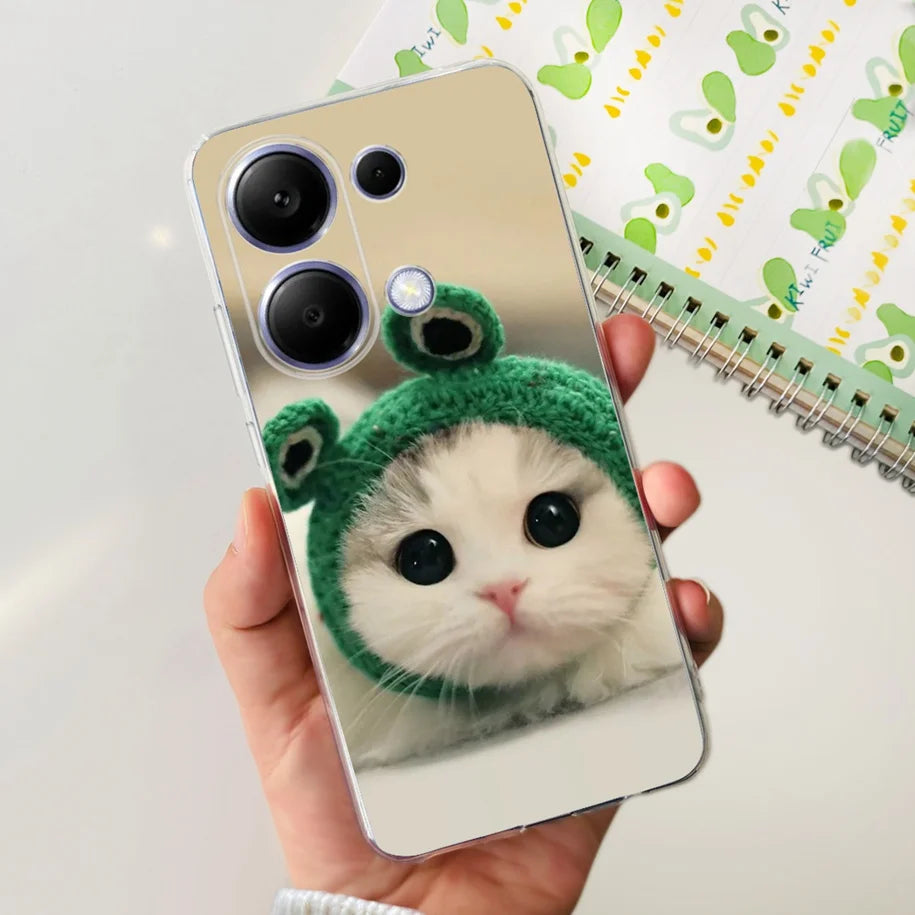 For Xiaomi Poco M6 Pro 2024 Case New Fashion Marble Cartoon Cover Soft Clear Silicone Funda For Xiaomi Poco M6 Pro 4G Phone Case - Caseverse