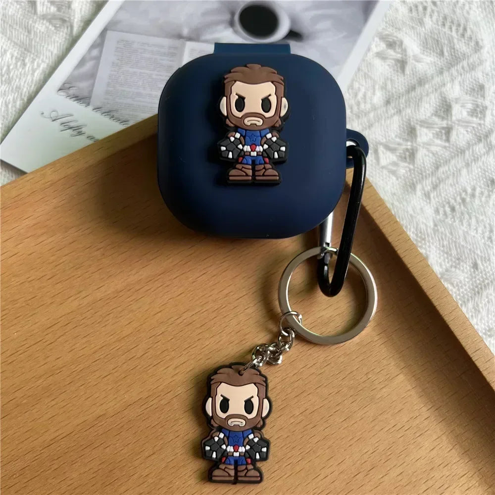 Cartoon Silicone Bluetooth Earphone Protective Case Suitable for SHOKZ OpenFit 2 T920 Scratch Resistant Earphone Case