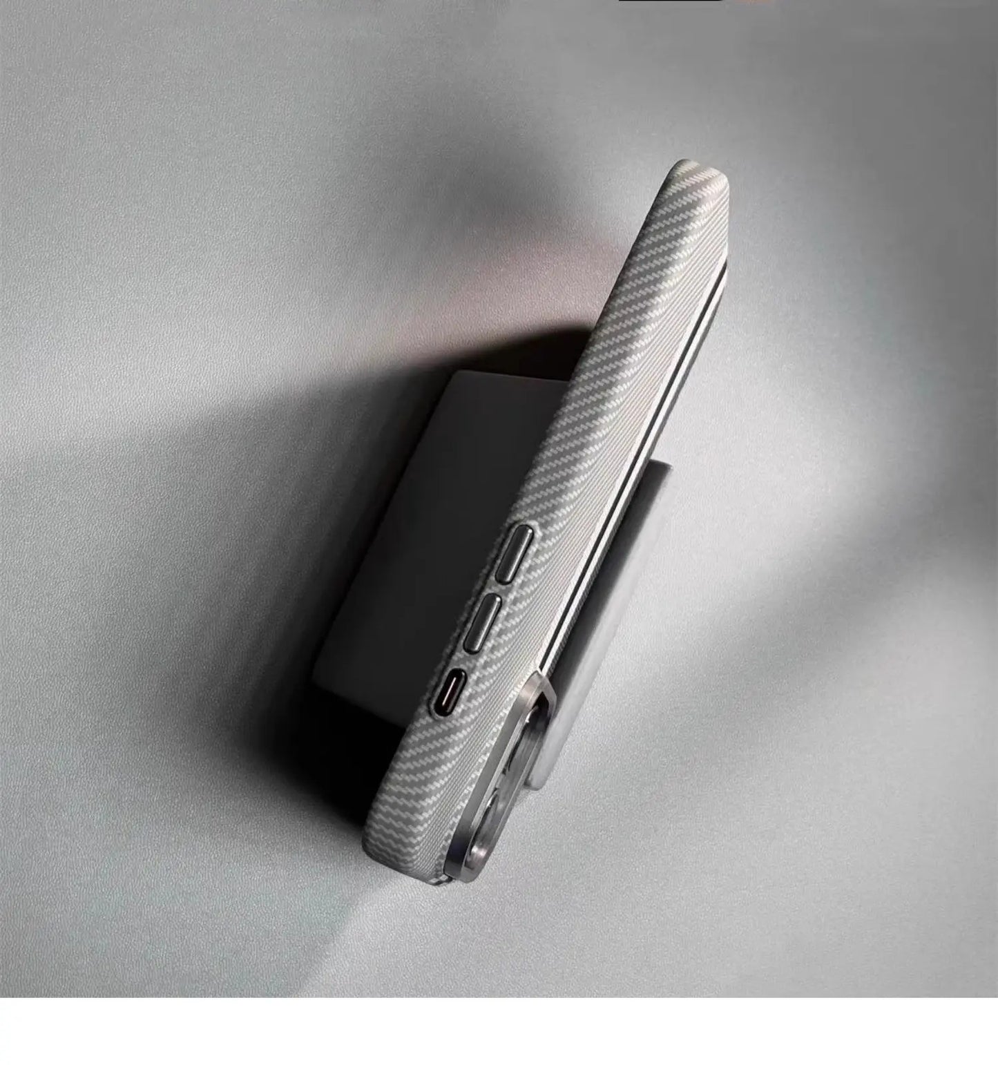 Abstract Carbon Fibre MagSafe Case for iPhone 16 15 Pro Max 14 Cover Wireless Charging Alloy Lens Camera Bumper Hard Armor Shell