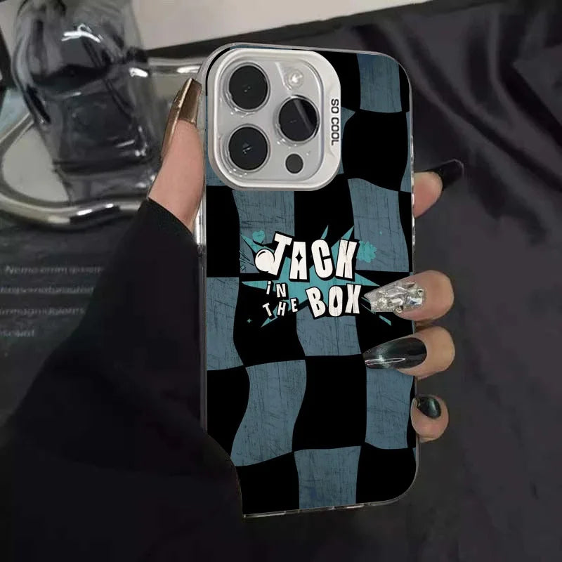 1PC Singer J-Hope -Arson Phone Case Phone Case IMD color silver shell For iPhone 16 15 14 13 12 11 Pro Max Plus