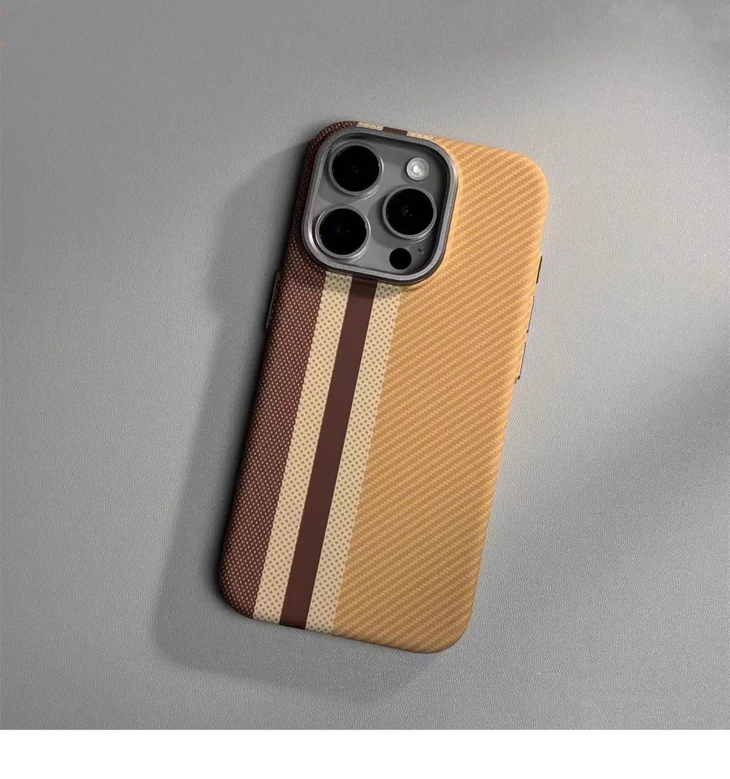 Abstract Carbon Fibre MagSafe Case for iPhone 16 15 Pro Max 14 Cover Wireless Charging Alloy Lens Camera Bumper Hard Armor Shell