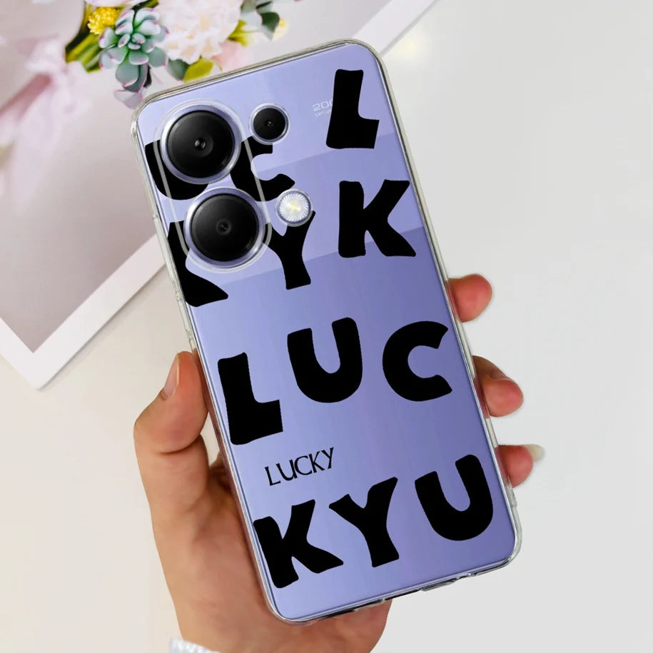 For Xiaomi Poco M6 Pro 2024 Case New Fashion Marble Cartoon Cover Soft Clear Silicone Funda For Xiaomi Poco M6 Pro 4G Phone Case
