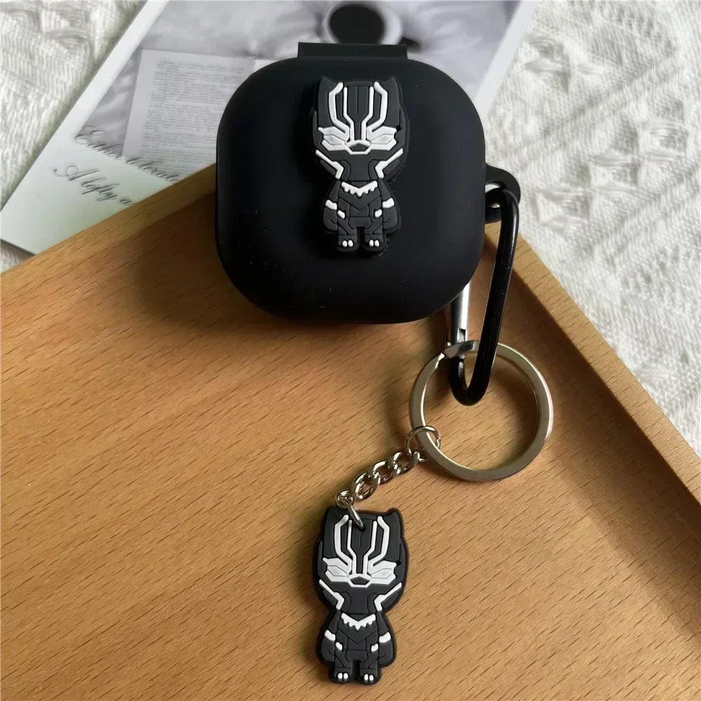 Cartoon Silicone Bluetooth Earphone Protective Case Suitable for SHOKZ OpenFit 2 T920 Scratch Resistant Earphone Case