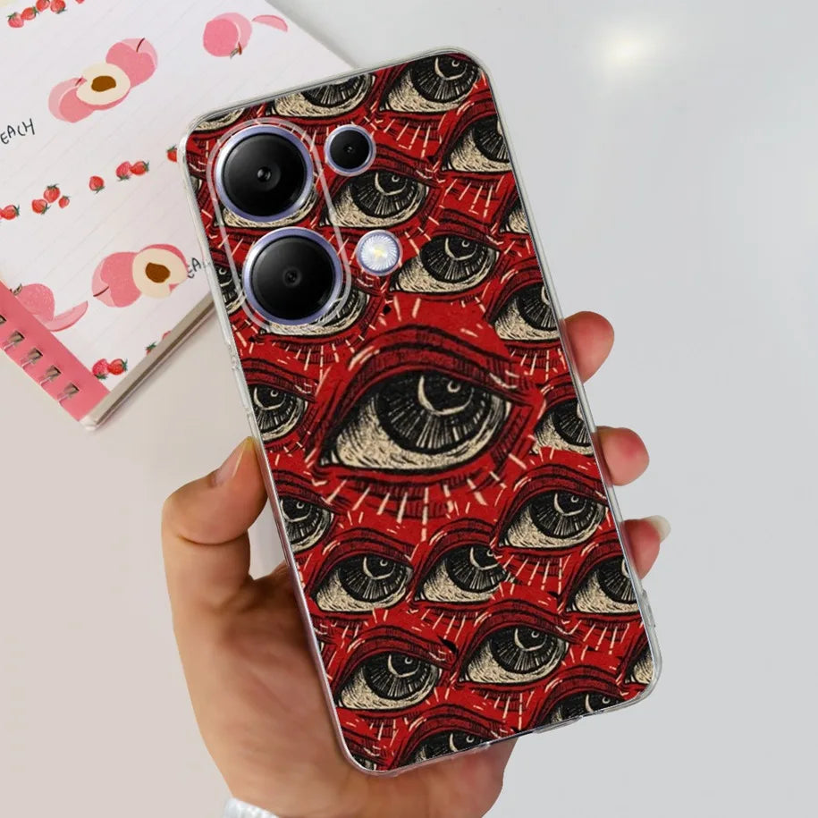 For Xiaomi Poco M6 Pro 2024 Case New Fashion Marble Cartoon Cover Soft Clear Silicone Funda For Xiaomi Poco M6 Pro 4G Phone Case - Caseverse
