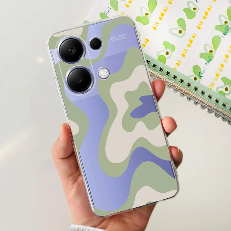 For Xiaomi Poco M6 Pro 2024 Case New Fashion Marble Cartoon Cover Soft Clear Silicone Funda For Xiaomi Poco M6 Pro 4G Phone Case - Caseverse