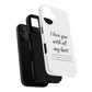 I Love You With All My Butt Tough Personalized Phone Case