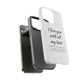 I Love You With All My Butt Tough Personalized Phone Case