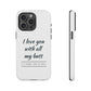I Love You With All My Butt Tough Personalized Phone Case - Caseverse