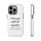 I Love You With All My Butt Tough Personalized Phone Case - Caseverse