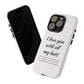 I Love You With All My Butt Tough Personalized Phone Case