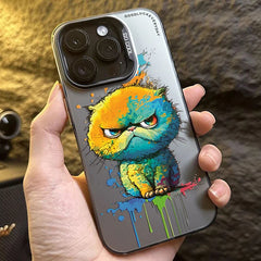Personalized graffiti Cartoon Cat Phone Case For Xiaomi Redmi Note 13 12 11 Pro Plus 5G 12S 11S 10S 10 Pro Redmi 13C 4G Cover