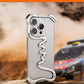 Metal 3D Track Bumper Phone Case For iPhone 16 Plus 15 14 Pro Max 15Pro Aluminum Alloy Frameless Shell Air Bag Shockproof Cover