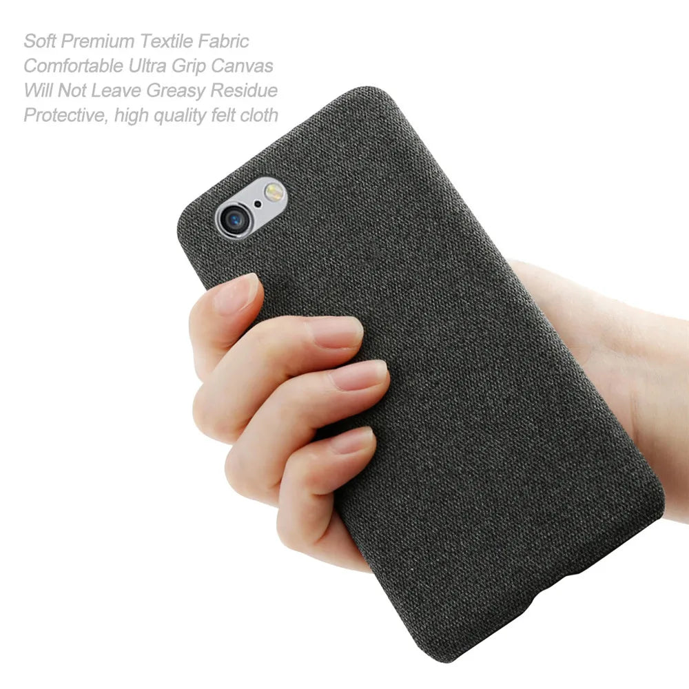 Cloth Cases For iPhone 5s 5 se 2016 Case Slim Retro Cloth Hard Phone Cover For iPhone se 2016 5 S 5G iPhone5s 4.0" Coque Funda - Caseverse