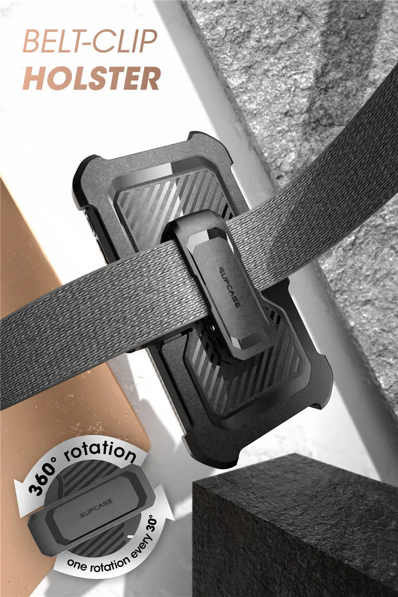 For iPhone 11 Case 6.1" (2019 Release) SUPCASE UB Pro Full-Body Rugged Holster Cover with Built-in Screen Protector & Kickstand - Caseverse