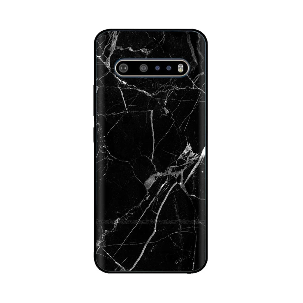 For LG V60 ThinQ Case 6.8" Soft Silicon Tpu Phone Cover Funda For LG V60 ThinQ 5G V 60 Back Cover lgV60 ThinQ coque Bumper Shell - Caseverse