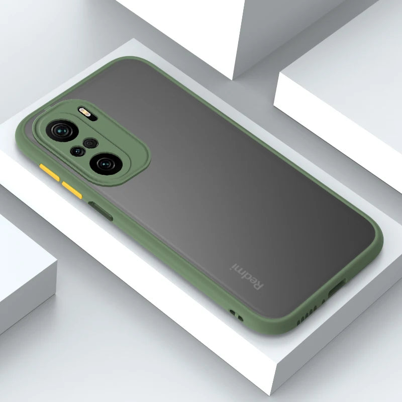 For Xiaomi POCO F3 Case Hard Transparent Matte shockproof Protective Back Cover case for xiaomi Redmi K40 Pro K40Pro phone shell - Caseverse