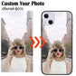 Custom Phone Cases For iphone 14 Pro Max 13 Mini 14 Plus Glass Silicone Cover Customized DIY Photo Personalized Pictures Fundas - Caseverse