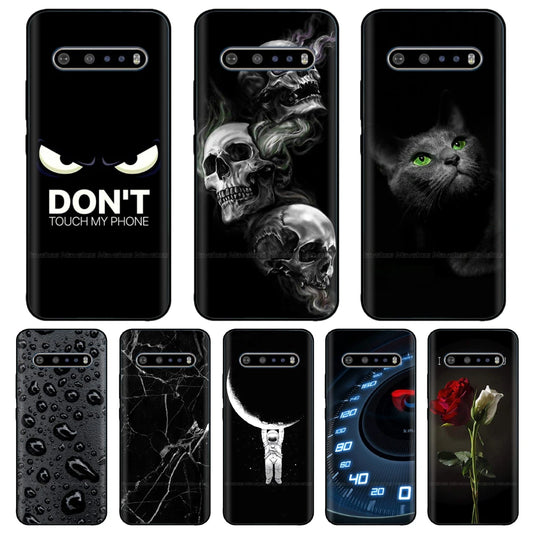 For LG V60 ThinQ Case 6.8" Soft Silicon Tpu Phone Cover Funda For LG V60 ThinQ 5G V 60 Back Cover lgV60 ThinQ coque Bumper Shell