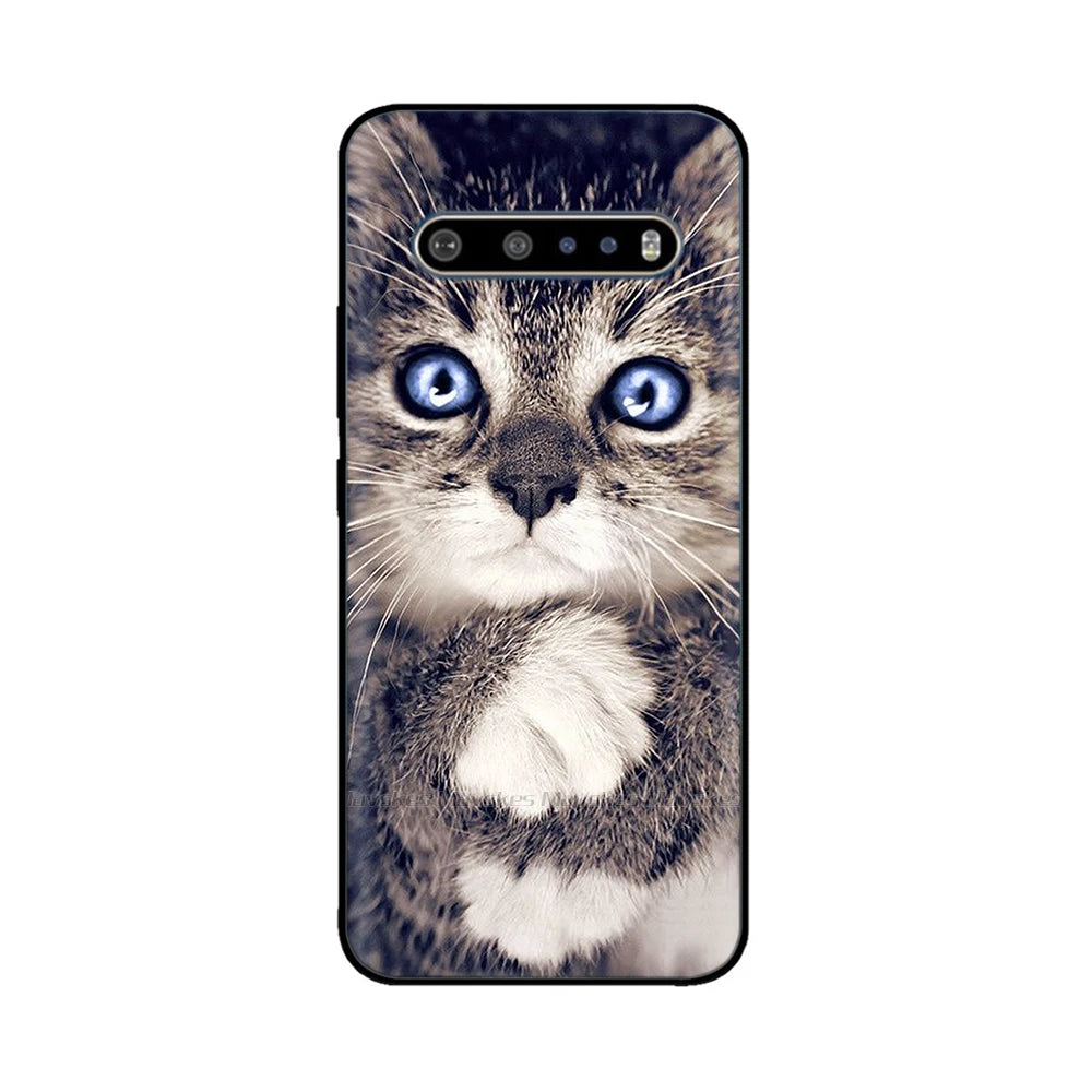 For LG V60 ThinQ Case 6.8" Soft Silicon Tpu Phone Cover Funda For LG V60 ThinQ 5G V 60 Back Cover lgV60 ThinQ coque Bumper Shell - Caseverse