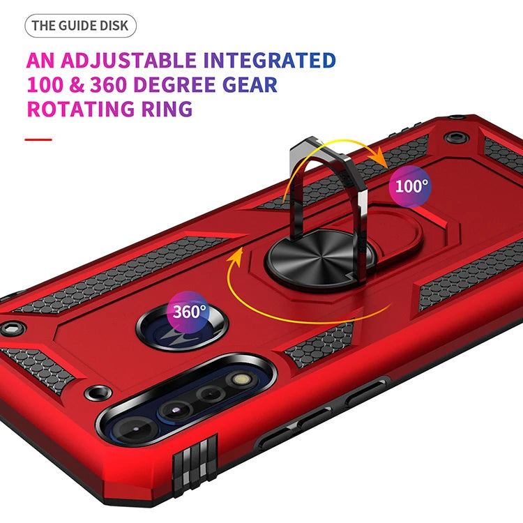 for Moto G8 Power Lite for Phone Moto G 8 Power Lite Case Shockproof Armor Rugged Military Protective Car Holder Magnetic Cover - Caseverse