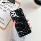Marble Glossy Phone Case for iPhone 11 Pro Max XR X XS MAX Soft White Gold Luxury Cases for iPhone 7 8 Plus Covers Fashion Shiny - Caseverse