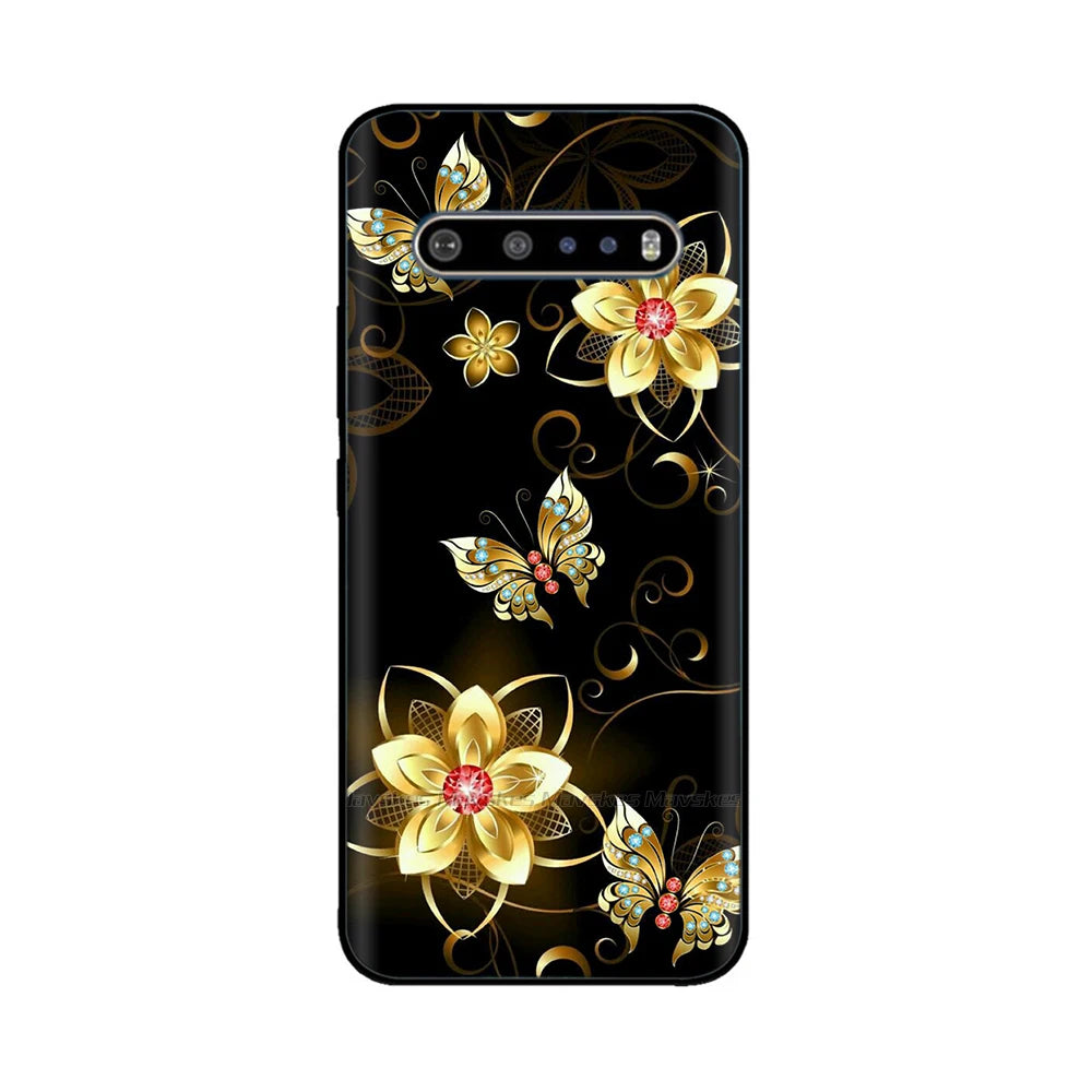 For LG V60 ThinQ Case 6.8" Soft Silicon Tpu Phone Cover Funda For LG V60 ThinQ 5G V 60 Back Cover lgV60 ThinQ coque Bumper Shell - Caseverse
