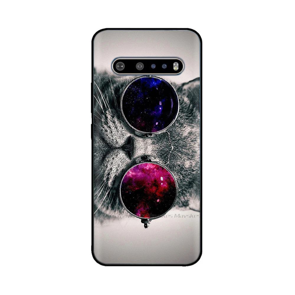 For LG V60 ThinQ Case 6.8" Soft Silicon Tpu Phone Cover Funda For LG V60 ThinQ 5G V 60 Back Cover lgV60 ThinQ coque Bumper Shell - Caseverse