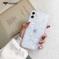 Glossy Marble Phone Case for iPhone 11 Pro Max XR XS MAX Soft Pink White Laser Luxury Cases for iPhone 6 6s 7 8 Plus Shell Cover - Caseverse