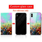 Custom Phone Cases For iphone 14 Pro Max 13 Mini 14 Plus Glass Silicone Cover Customized DIY Photo Personalized Pictures Fundas - Caseverse