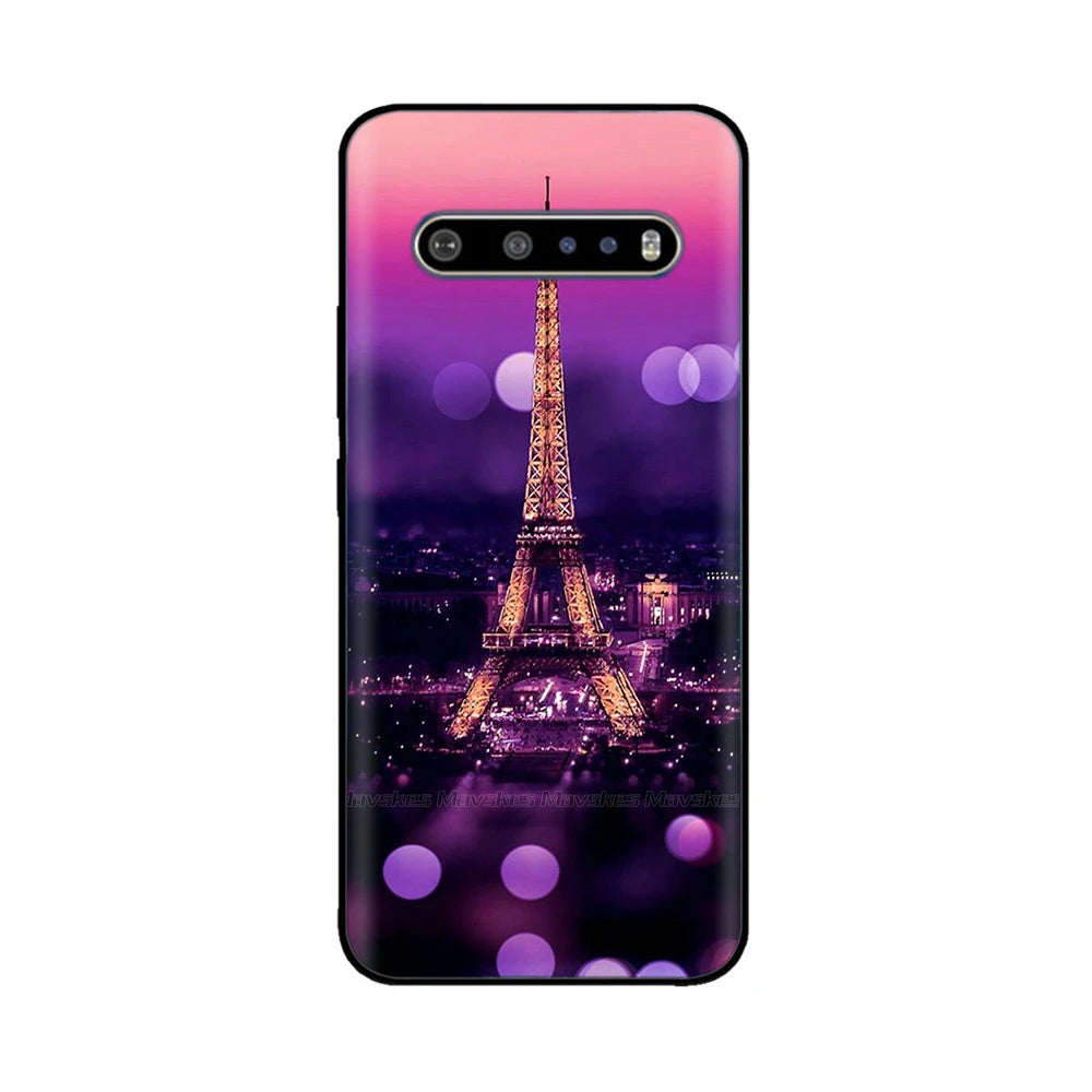 For LG V60 ThinQ Case 6.8" Soft Silicon Tpu Phone Cover Funda For LG V60 ThinQ 5G V 60 Back Cover lgV60 ThinQ coque Bumper Shell - Caseverse