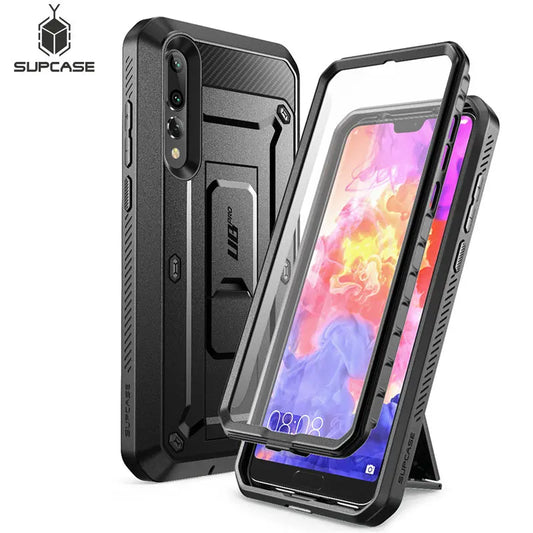 SUPCASE For Huawei P20 Pro Case UB Pro Heavy Duty Full-Body Rugged Peotective Case with Built-in Screen Protector & Kickstand - Caseverse