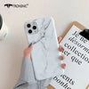 Marble Glossy Phone Case for iPhone 11 Pro Max XR X XS MAX Soft White Gold Luxury Cases for iPhone 7 8 Plus Covers Fashion Shiny - Caseverse