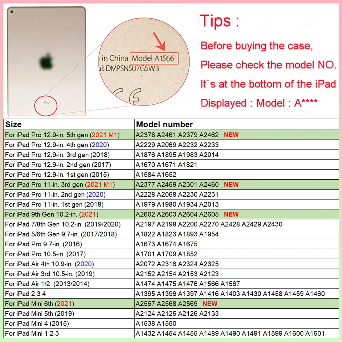 For iPad 9.7'' 2017 Flip Case For 2018 9.7 inch Cases Magnetic For iPad 5 5th 6 6th A1822 A1823 A1893 Smart Leather Cover Funda